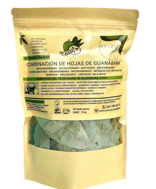 Hojas de guanábana combinadas DYIVO